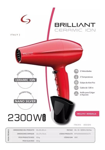 SECADOR GAMA BRILLIANT CERAMIC ION | STEREO COLOR | Momentos Inolvidables