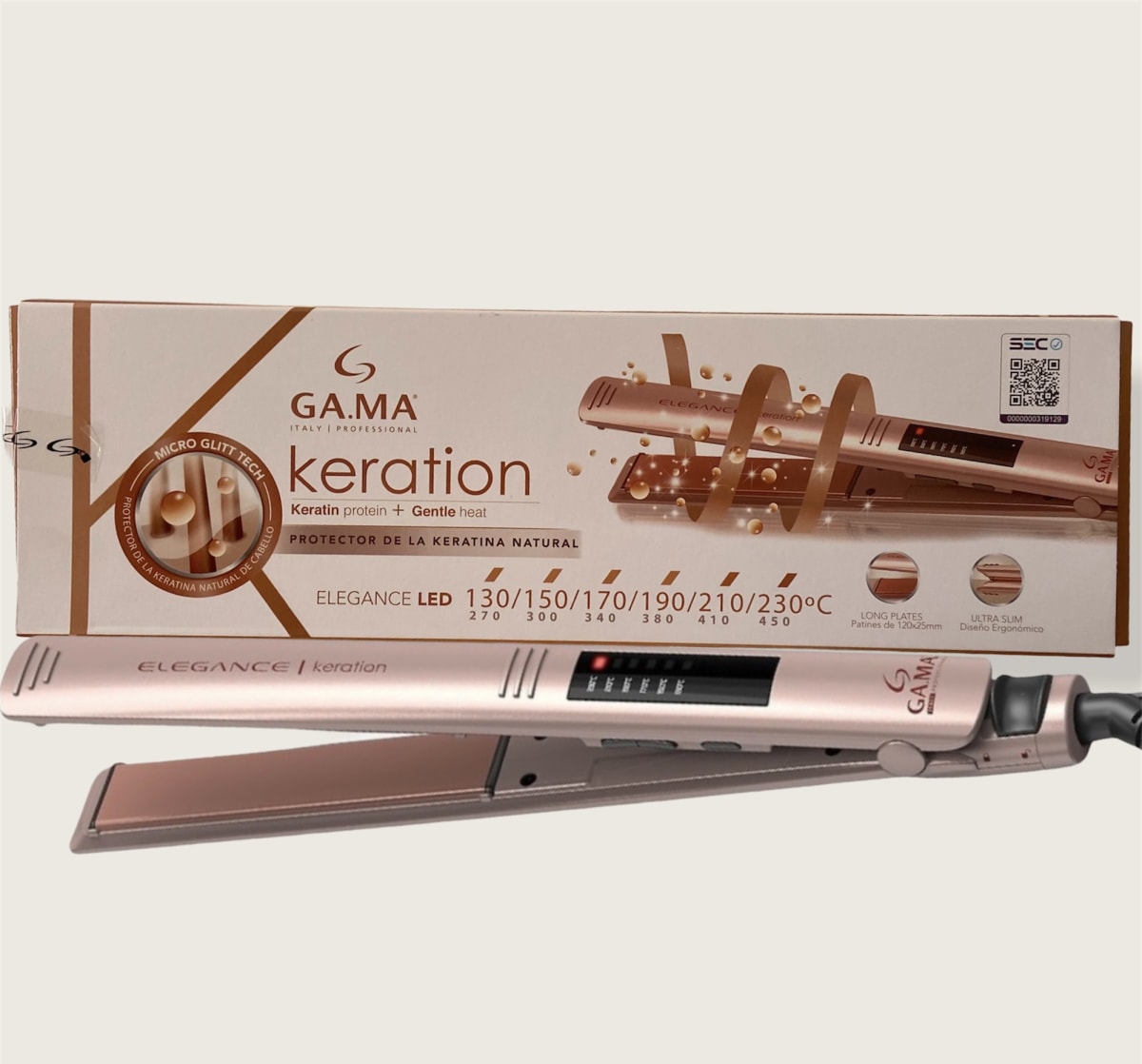 Elegance Led Alisador Gama Elegance Std Marula Keration Alisador