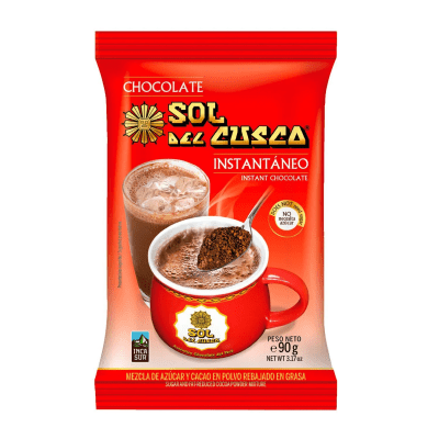 Sol del Cusco Chocolate Instantáneo Bolsa 90gr