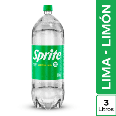 Sprite Gaseosa Sabor Lima Limón Botella 3lt1