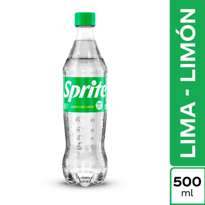 Sprite Gaseosa Sabor Lima Limón Botella 500ml