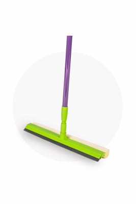 Hude Limpia Vidrios Jumbo 40cm + Palo Adaptador Plástico