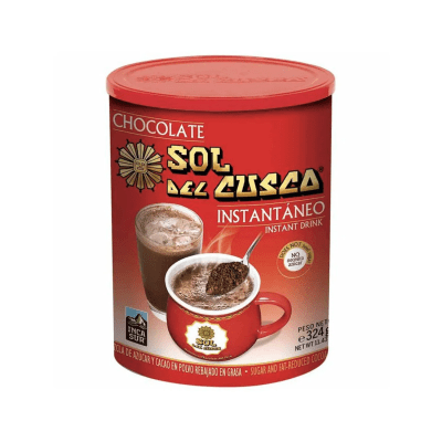 Sol del Cusco Chocolate Instantáneo Pote 324gr