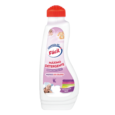 Fácil Detergente Concentrado Fragancia Bebé Botella 1lt