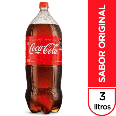 Coca Cola Gaseosa Sabor Original Botella 3lt