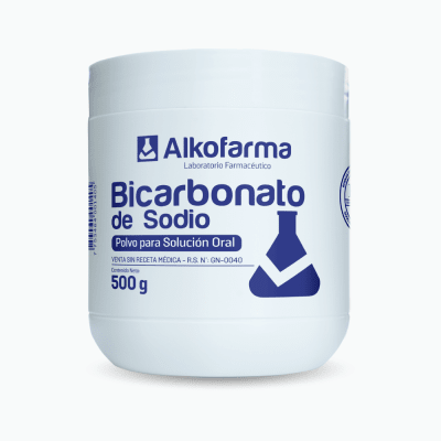 Alkofarma Bicarbonato de Sodio Frasco 500gr1