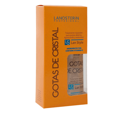 Lanosterín Gotas de Cristal Reparador de Puntas Frasco 15ml