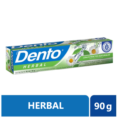 Dento Crema Dental Herbal 90gr1