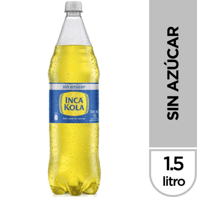 Inca Kola Gaseosa sin Azúcar Botella 1.5lt