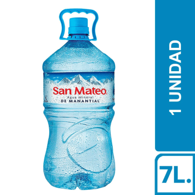 San Mateo Agua sin Gas Bidón 7lt
