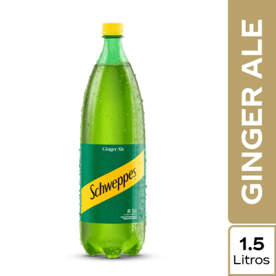 Schweppes Gaseosa Sabor Ginger Ale Botella 1.5lt