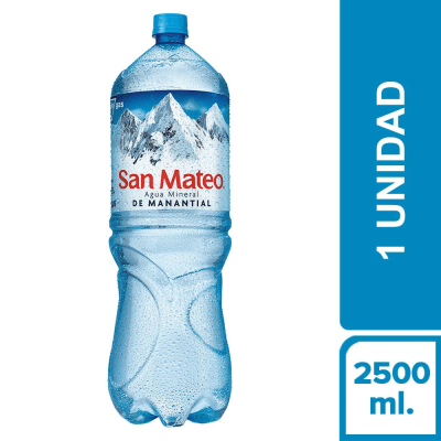San Mateo Agua sin Gas Botella 2.5lt