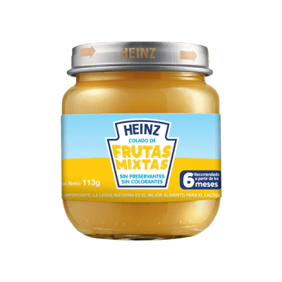 Heinz Compota de Fruta Mixtas Frasco 113gr