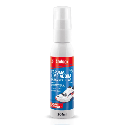 Santiago Espuma Limpiadora para Zapatillas Frasco 300ml