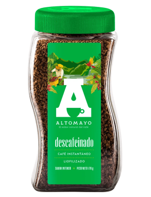 Altomayo Café Descafeinado Instantáneo Frasco 170gr1
