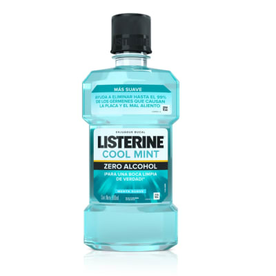 Listerine Enjuague Bucal Cool Mint Frescura Suave Botella 500ml