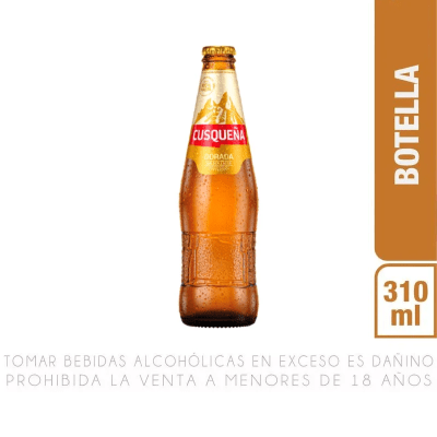 Cusqueña Cerveza Dorada Botella 310ml