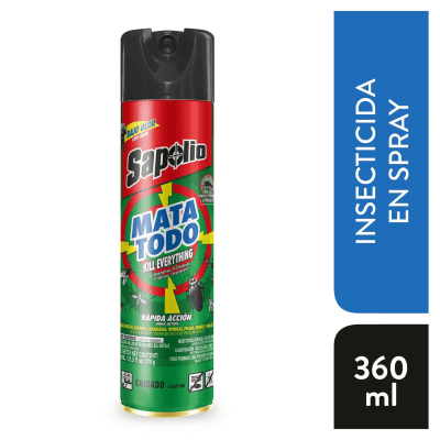 Sapolio Insecticida Mata Todo Frasco 360ml