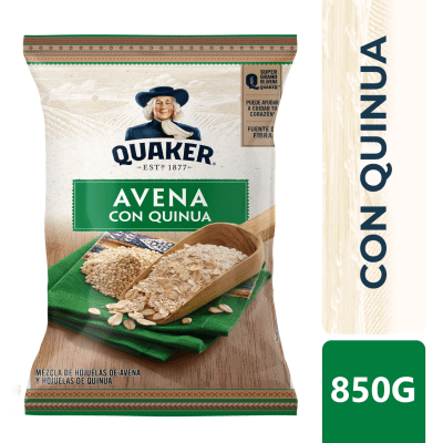 Quaker Avena con Quinua Bolsa 850gr