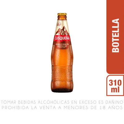 Cusqueña Cerveza Doble Malta Botella 310ml