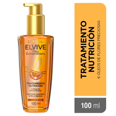 Elvive Tratamiento Capilar Óleo Extraordinario Frasco 100ml1