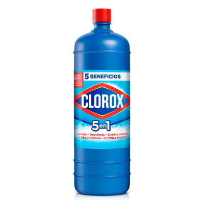 Clorox Lejía Tradicional 5en1 Botella 819ml