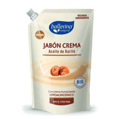 Ballerina Jabón Crema Aceite de Karité Doypack 750ml