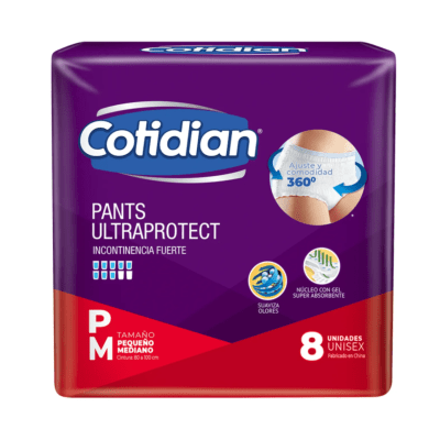 Cotidian Pants Ultraprotect Talla P/M Bolsa 8und