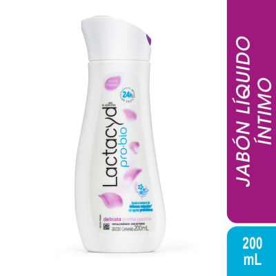 Lactacyd ProBio Jabón Líquido Íntimo Aroma Jazmín Frasco 200ml
