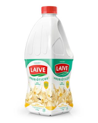 Laive Yogurt Probióticos Sabor Vainilla Botella 1.7kg1