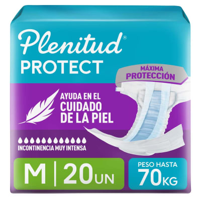 Plenitud Pañal Protect Talla M Bolsa 20und1