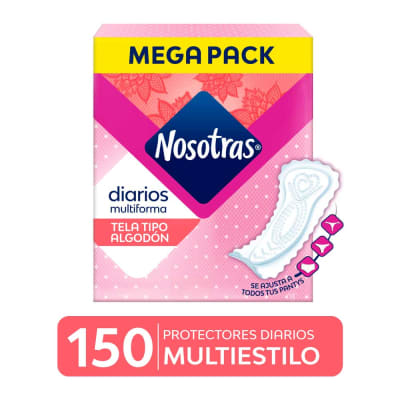 Nosotras Protectores Diarios Multiestilo Caja 150und1