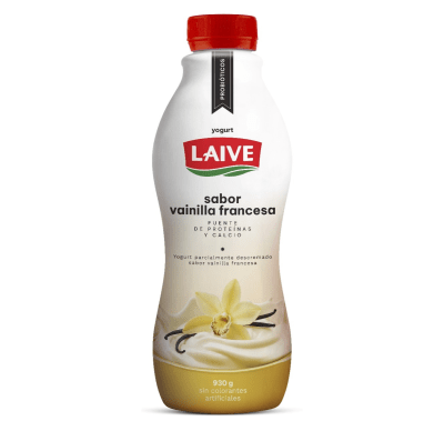 Laive Yogurt Probióticos Sabor Vainilla Francesa Botella 930gr
