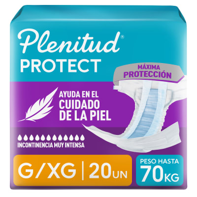 Plenitud Pañal Protect Talla G/XG Bolsa 20und