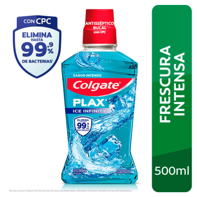 Colgate Enjuague Bucal Plax Ice Infinity Botella 500ml