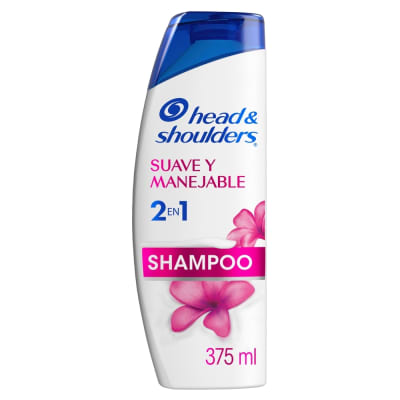 Head & Shoulders Shampoo 2en1 Suave y Manejable Frasco 375ml1