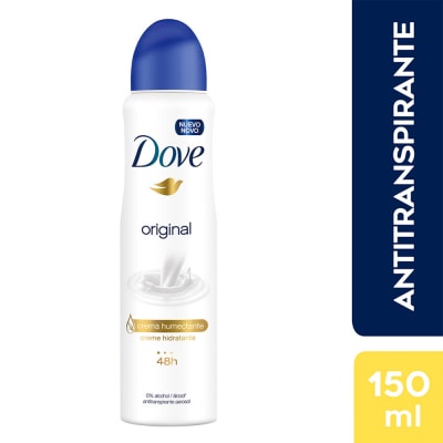 Dove Antitranspirante Original con Crema Humectante Spray 150ml1