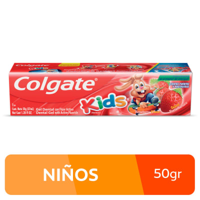 Colgate Gel Dental Kids +1 Años Sabor Fresa 50gr1