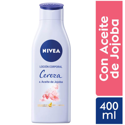 Nivea Loción Corporal Cereza & Aceite Jojoba Frasco 400ml