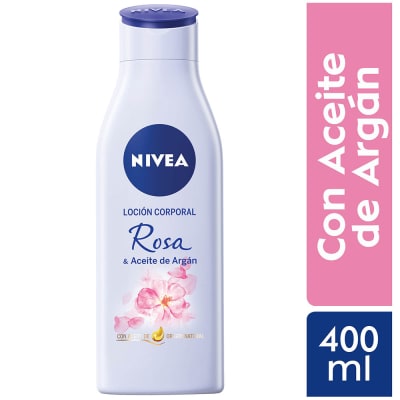 Nivea Loción Corporal Rosa & Aceite de Argán Frasco 400ml