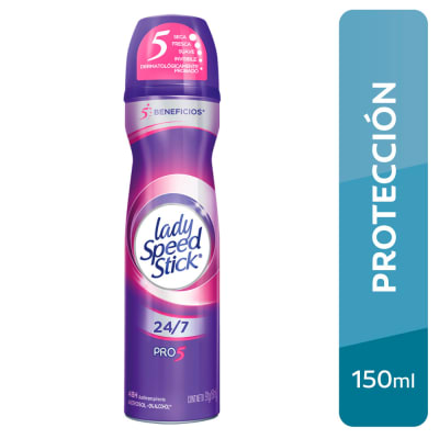 Lady Speed Stick Antitranspirante Pro5 Spray 150ml