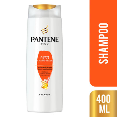 Pantene Shampoo Fuerza & Reconstrucción Frasco 400ml