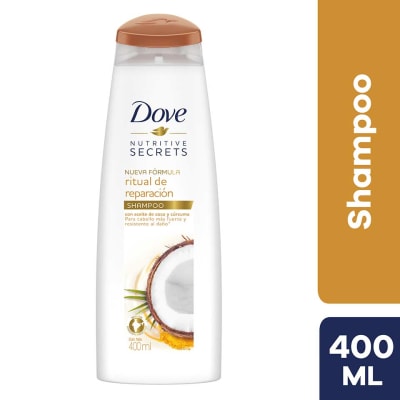 Dove Shampoo Ritual de Reparación Frasco 400ml1