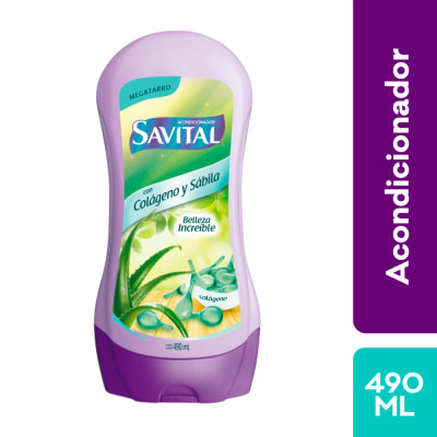 Savital Acondicionador Colágeno y Sábila Frasco 490ml