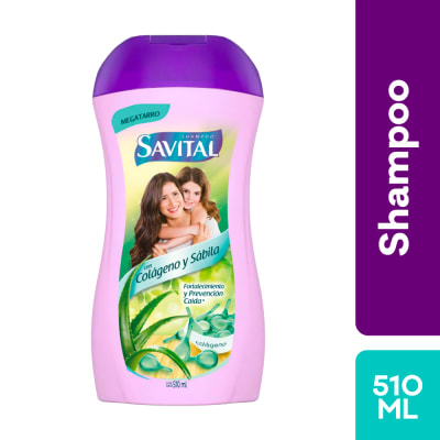Savital Shampoo Colágeno y Sábila Frasco 510ml