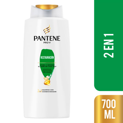 Pantene Shampoo 2en1 Restauración Frasco 700ml