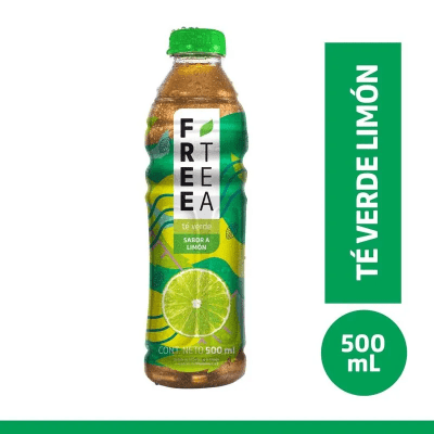 Free Tea Té Verde Sabor a Limón Botella 500ml