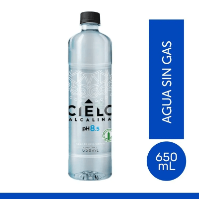 Cielo Agua sin Gas Alcalina Botella 650ml