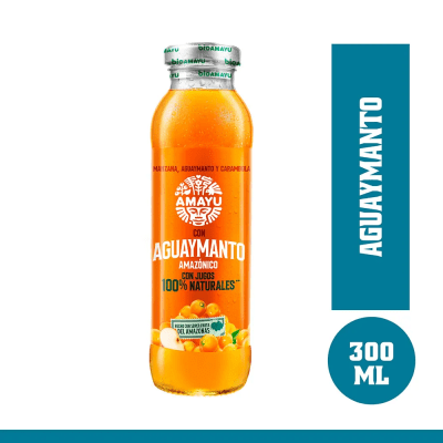 Bio Bebida de Manzana, Aguaymanto y Carambola Botella 300ml