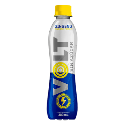 Volt Ginseng Bebida Energética sin Azúcar Botella 300ml